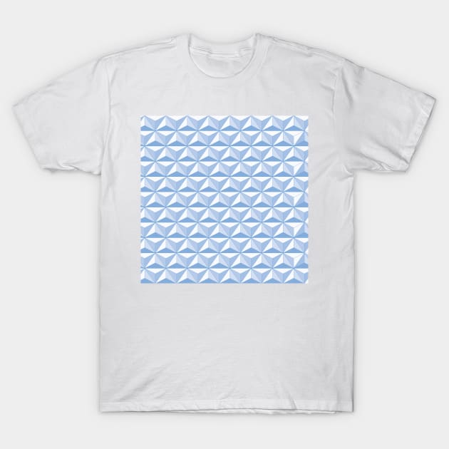 Geodesic Sphere, Light Blue T-Shirt by Heyday Threads
